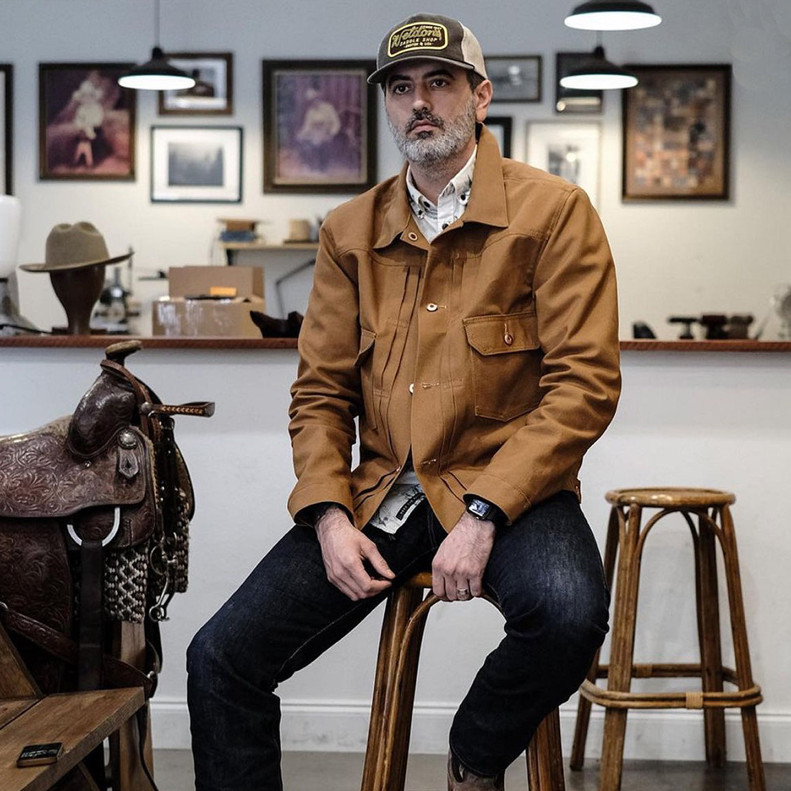 #133 12oz Duck Canvas 1953 Type II Jacket  {Various Colors}