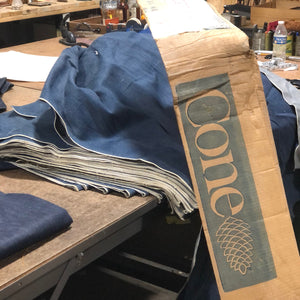15oz Indigo Cone Mills NATURAL Selvage "TEXAS" Fieldhand Jacket  {Limited Quantities}