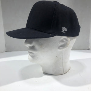 18oz USA Duck Canvas Snapback HAT Blank "BLACK"