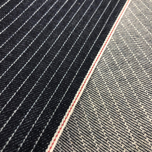#2006 14oz Japanese Indigo/Indigo Jacquard Mini WABASH Selvage 5 POCKET VERSION