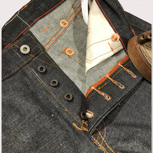 1844 Modify Dungarees 15oz JPN Orange Kojima Selvage Denim 905 fit 34 x 32