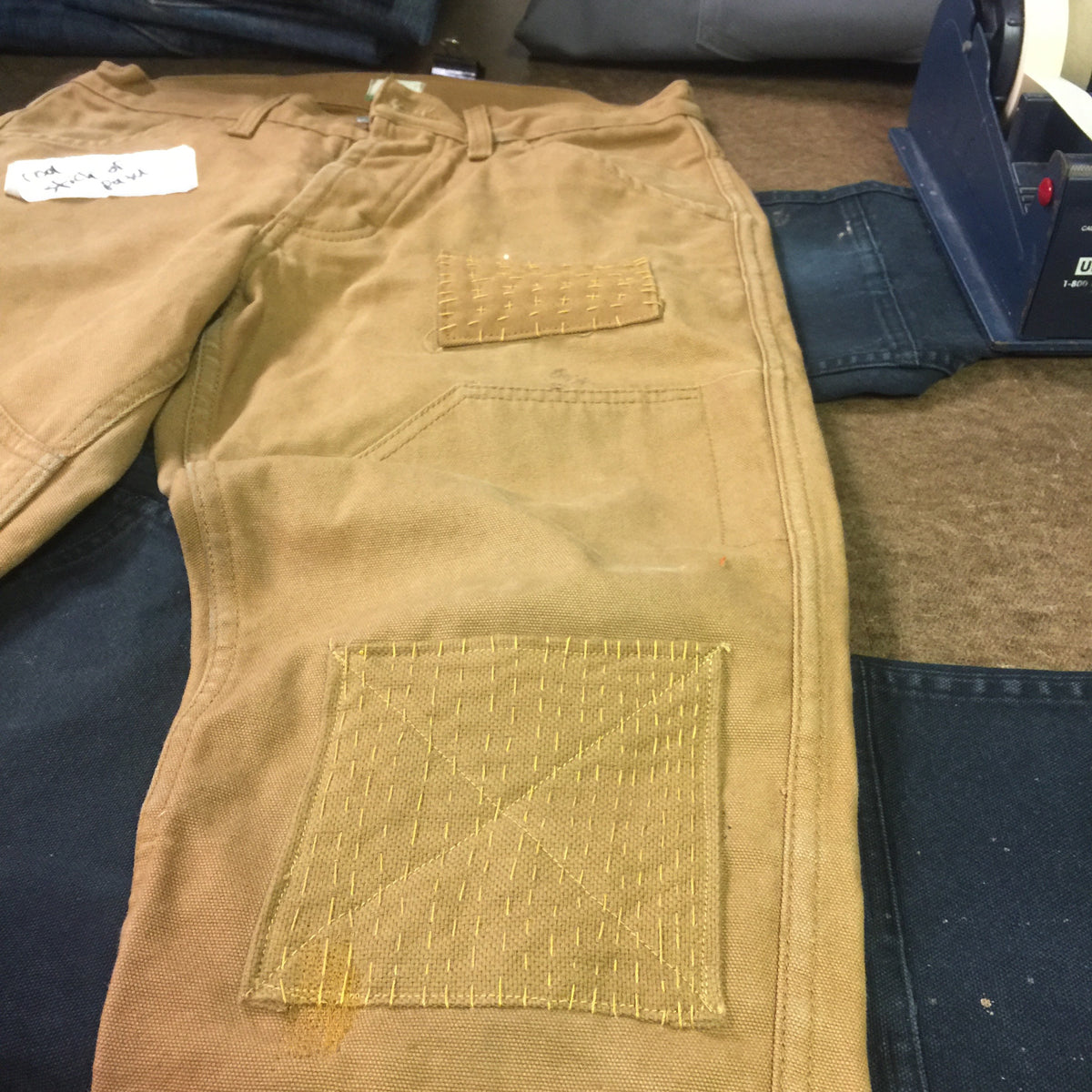 DENIM Repair. PATCHWORK Darning!
