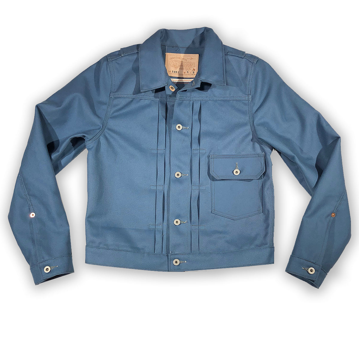18oz Scottish Bull Denim TYPE 1 Moto Jacket