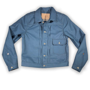 18oz Scottish Bull Denim TYPE 1 Moto Jacket