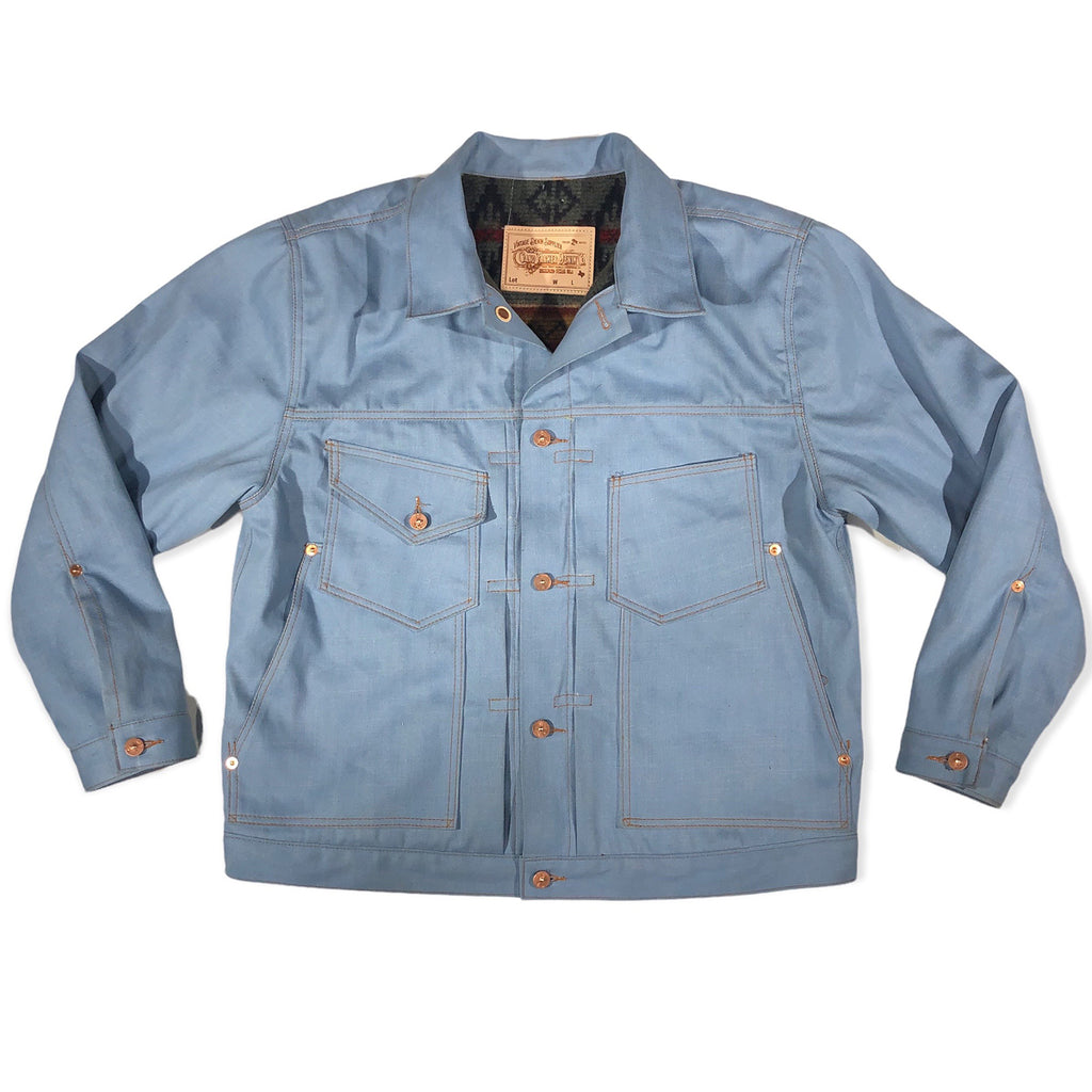14oz Japanese 70's Vintage Oshkosh Blue FIELDHAND Jacket