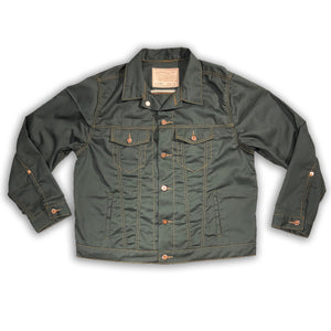 10oz 1960's [ Deadstock] Workman OD Green Selvage Twill Type III Jacket [ Modify ]