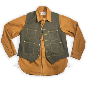 Waistcoat TYPE IH [ ICHIRO HACHIYA ] 18oz Duck Canvas { Various Colors }