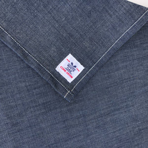100% 7oz Cotton Handkerchief Cone Mills Chambray 27.5 x 27.5 CFDCo