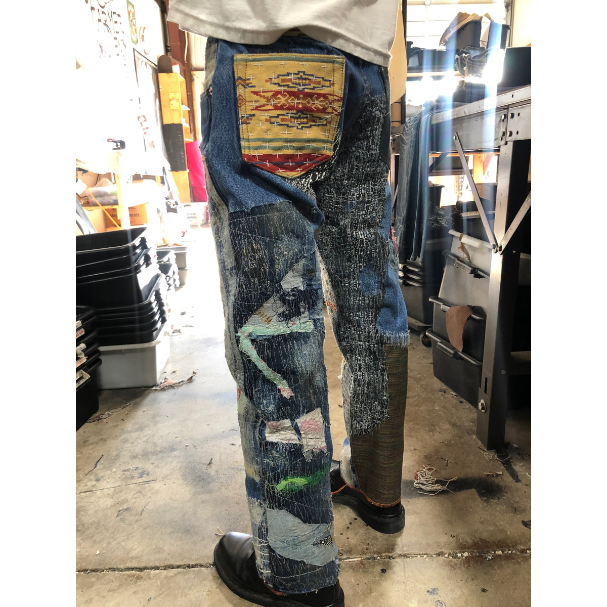 RE-MADE DENIM Boro and Sashiko Denim