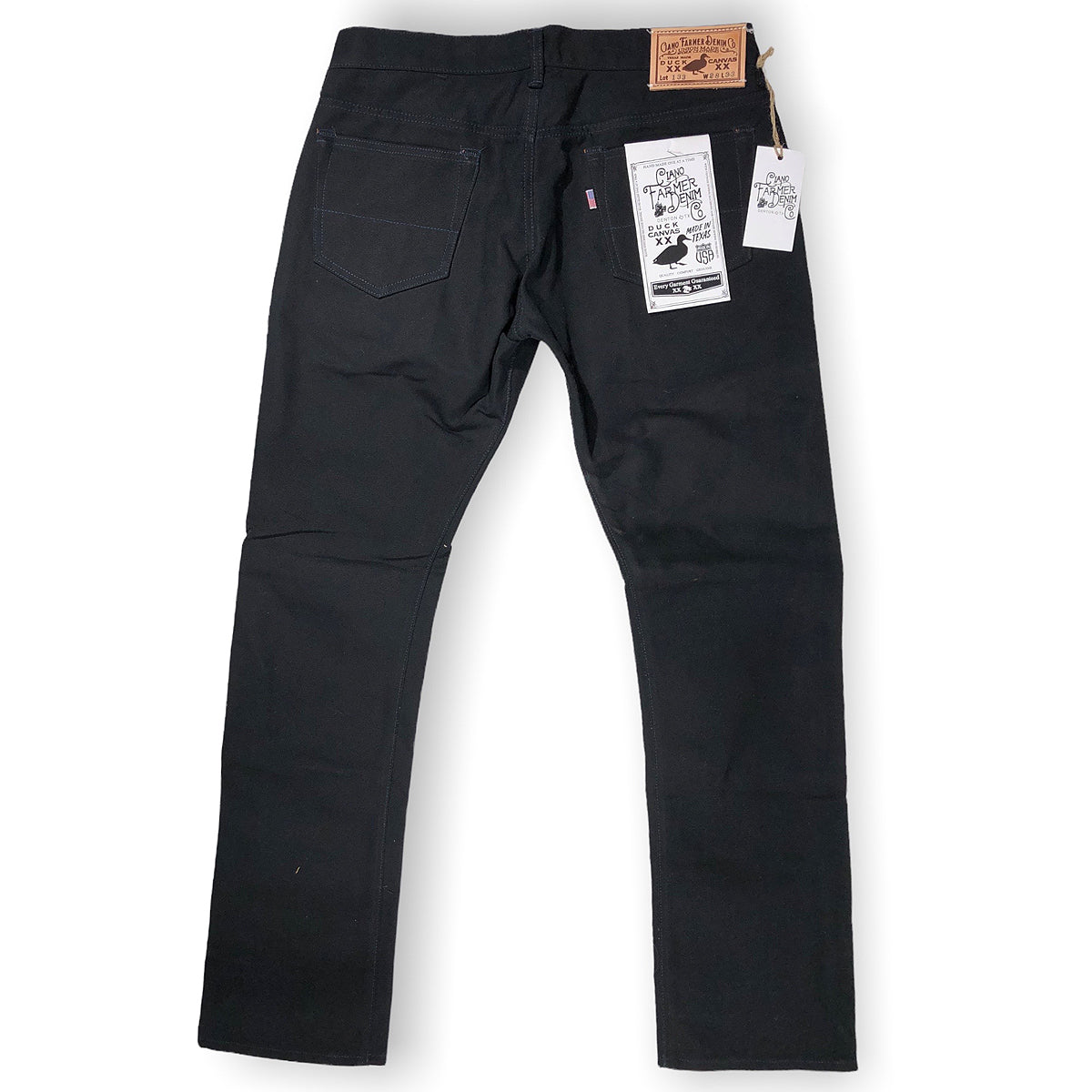 12oz Duck Canvas Black 5 POCKET Version