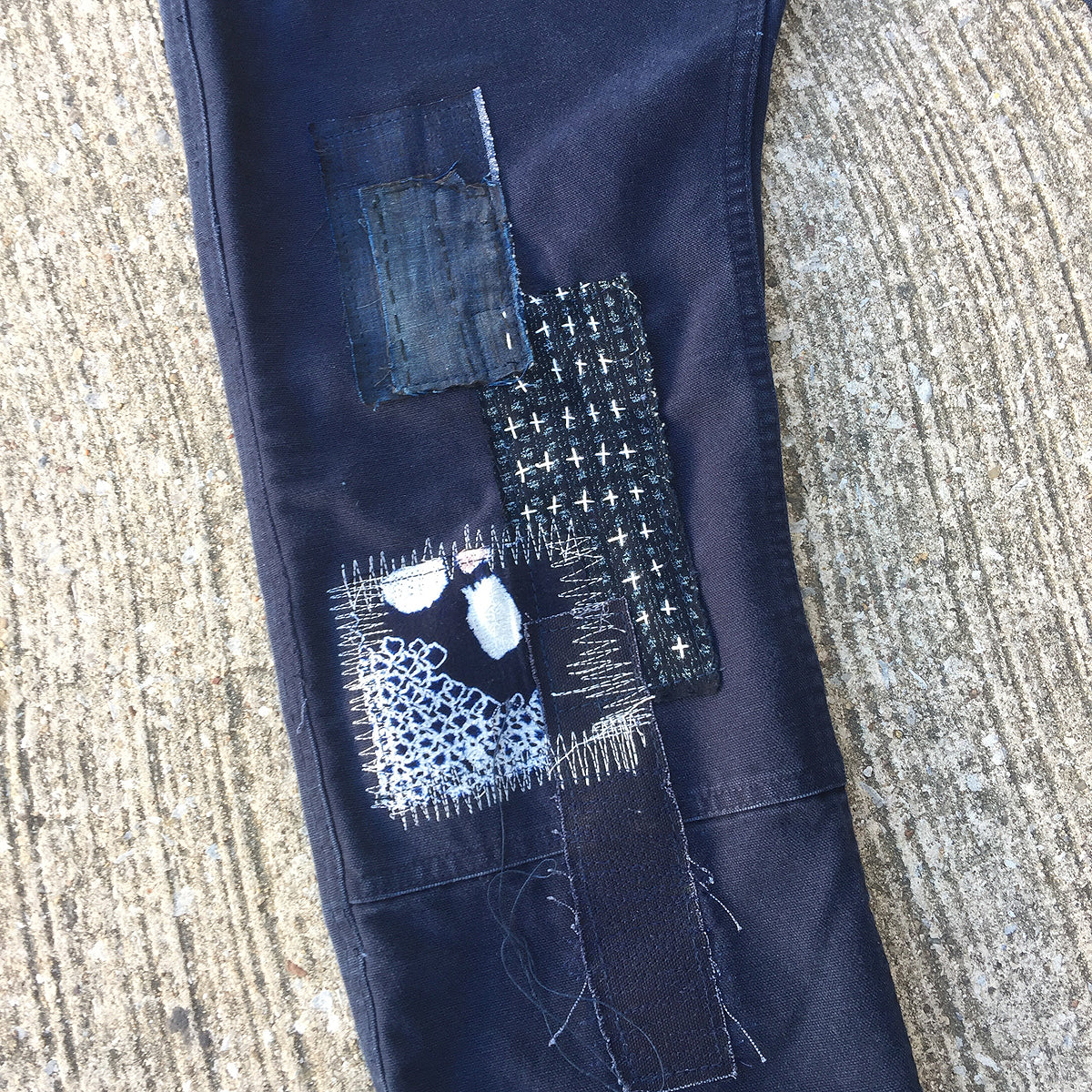 DENIM Repair. PATCHWORK Darning!
