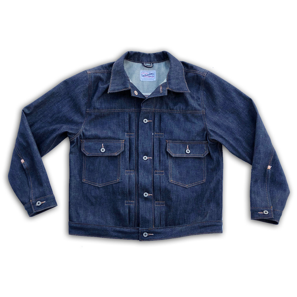 13.5oz 1968 Indigo Cone Mills Selvage 1953 Type II Jacket  {Limited Quantities}