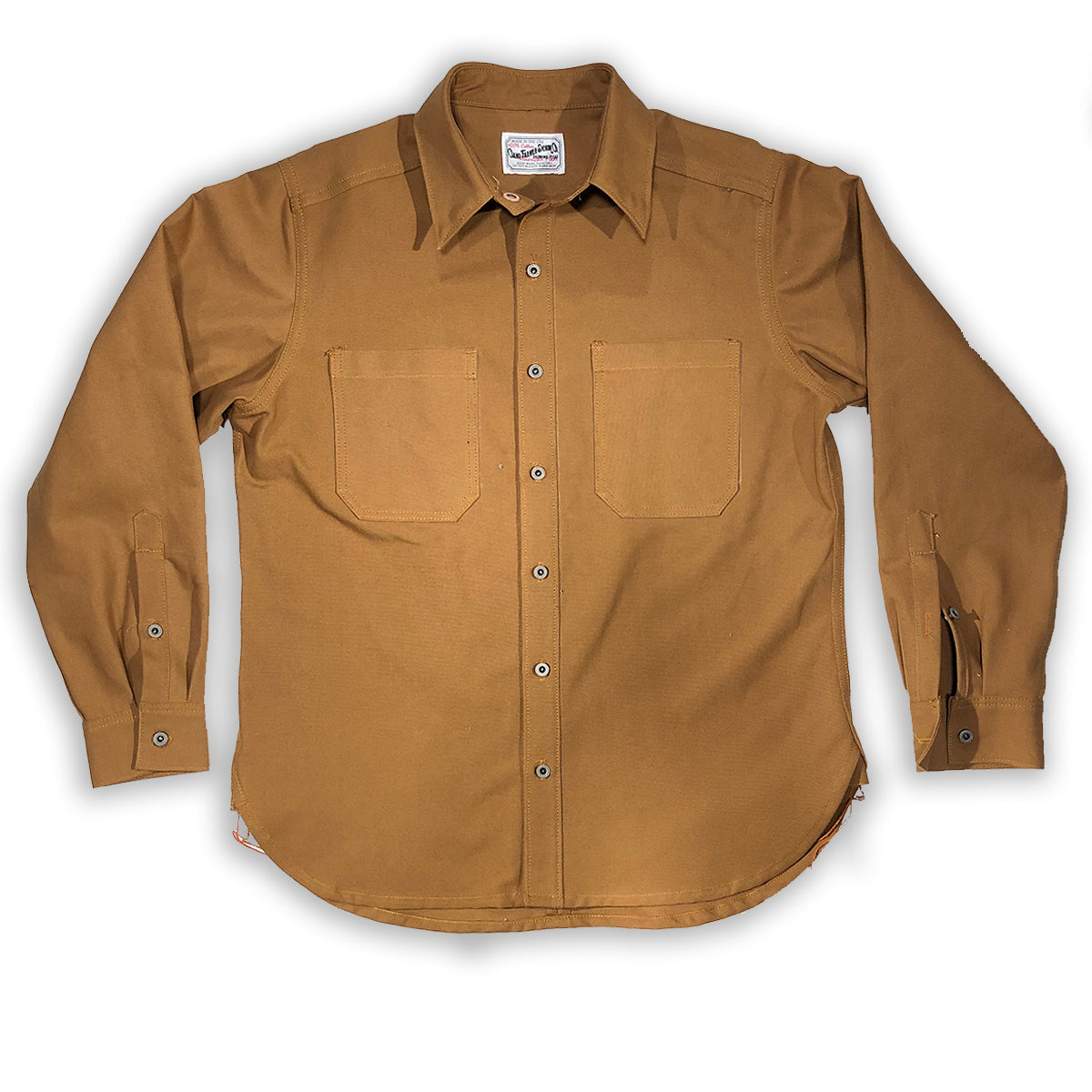 12oz USA Duck Canvas [ Various Colors } "WORKSHIRT" Seagrass