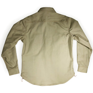 12oz USA Duck Canvas Selvage Khaki " 1960s DEADSTOCK" WORKSHIRT