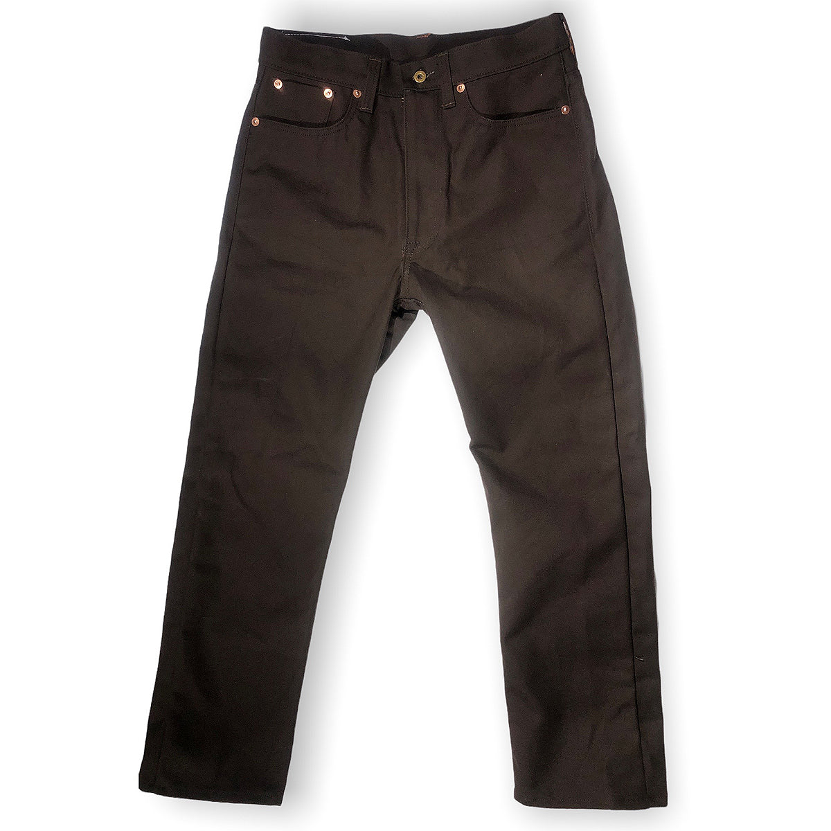 18oz Duck Canvas Brown 5 POCKET Version