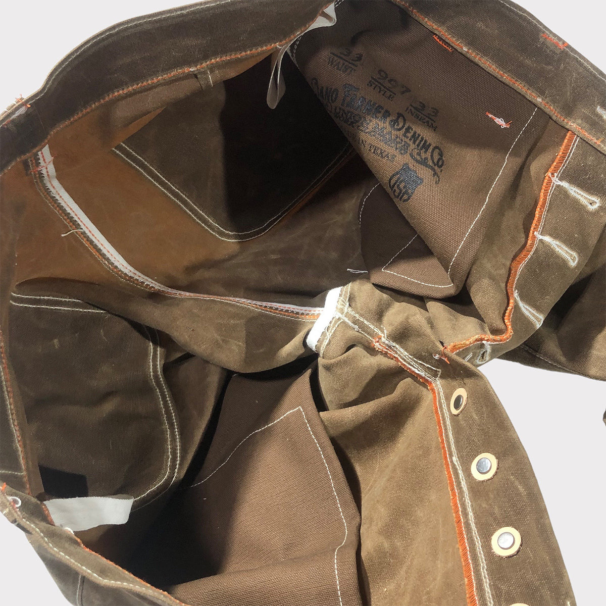18oz WAX Duck Canvas Nutmeg Brown
