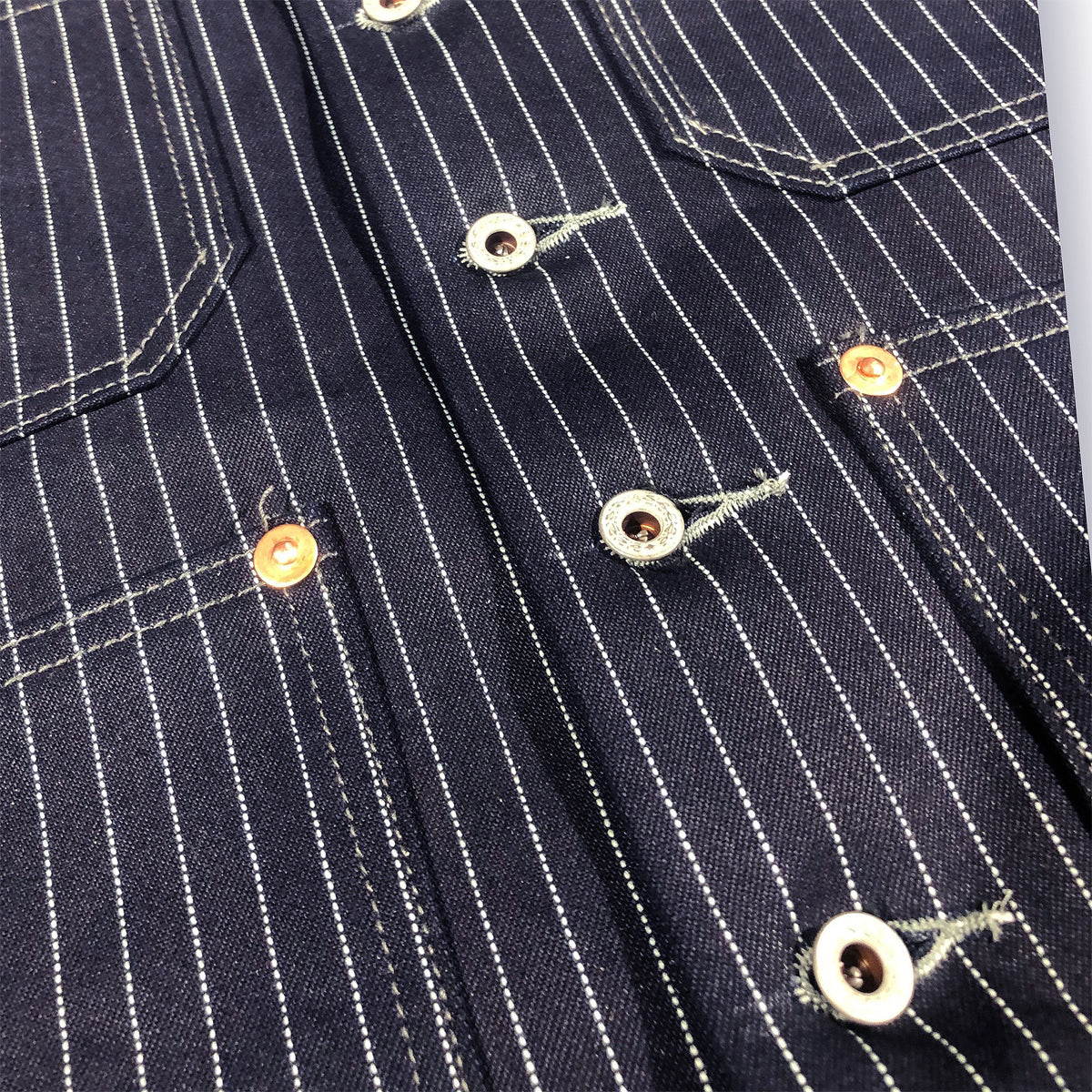 Waistcoat TYPE IH [ ICHIRO HACHIYA ] 13.5oz Japanese Indigo/Indigo WABASH White Selvage