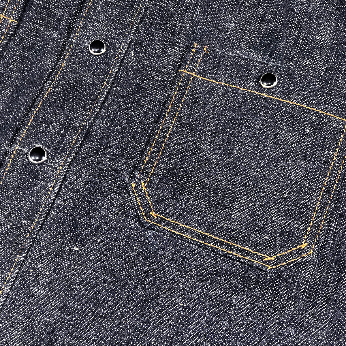16oz Japanese INDIGO 'Secret Denim 0505" SELVAGE WORKSHIRT