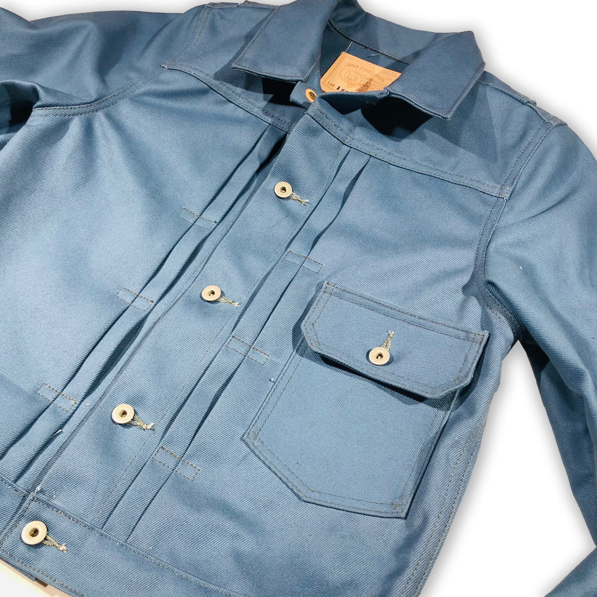 18oz Scottish Bull Denim TYPE 1 Moto Jacket