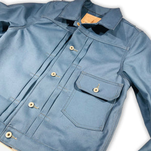 18oz Scottish Bull Denim TYPE 1 Moto Jacket