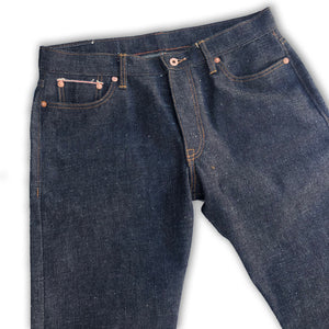 #0505 16oz Japanese INDIGO 'Secret Denim" SELVAGE 5 POCKET VERSION