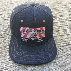 14oz TEXAS Denim Snapback HAT Embroidery Patch