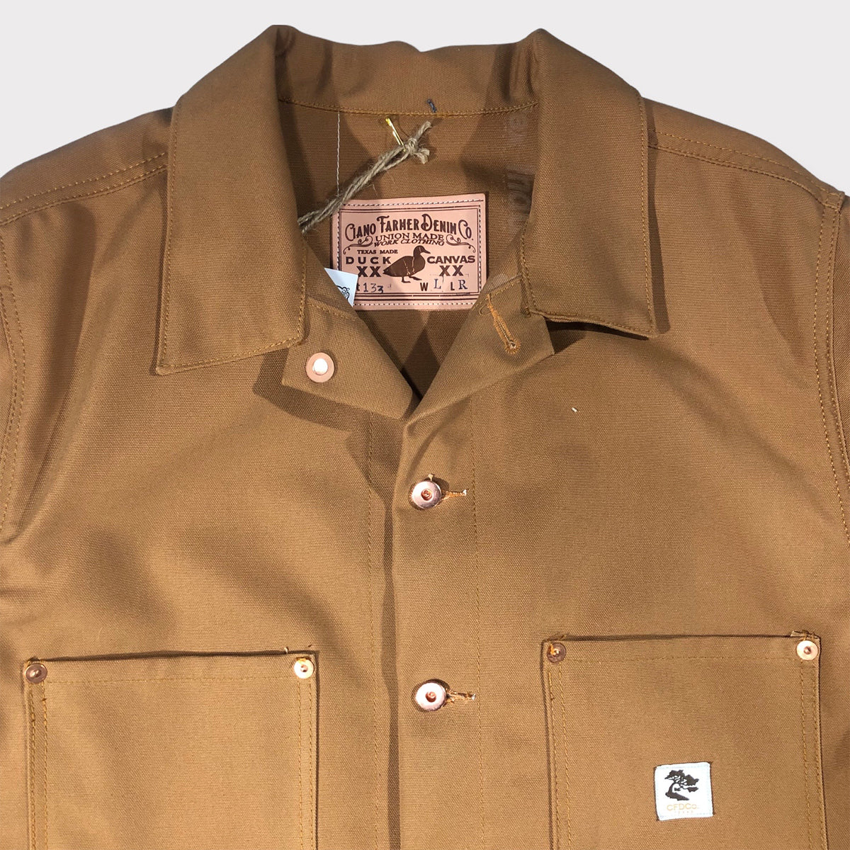 OPSTK 12oz Duck Canvas OCHRE Barn Coat LRG REG FIT