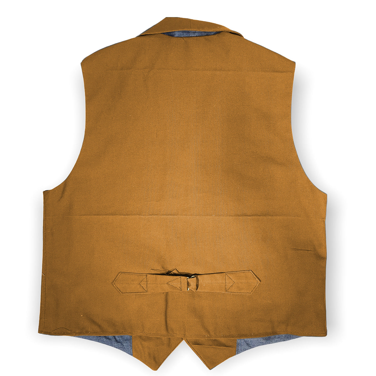 12oz Ochre Duck Canvas Type D Waistcoat