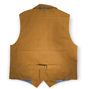 12oz Ochre Duck Canvas Type D Waistcoat