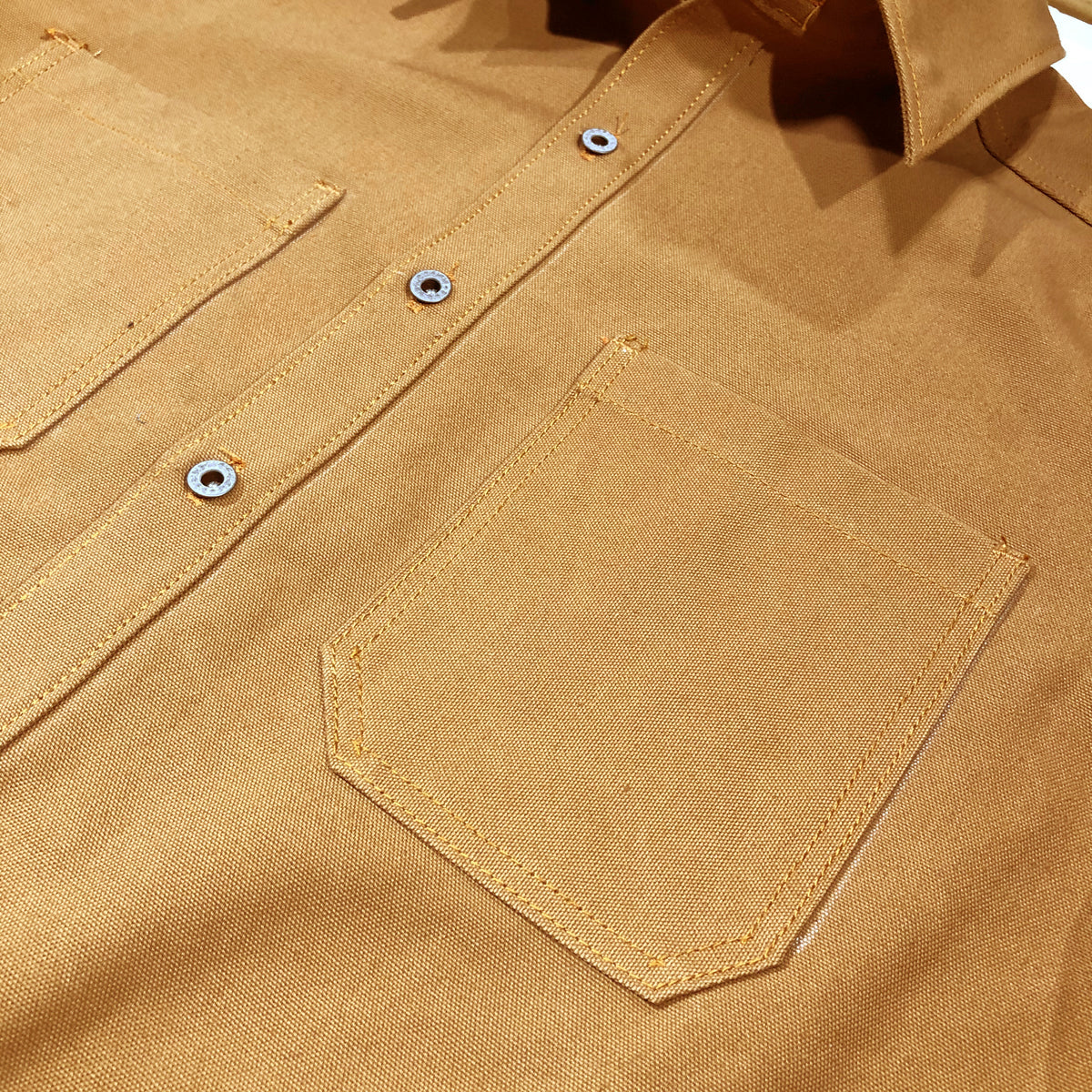 12oz USA Duck Canvas [ Various Colors } "WORKSHIRT" Navy