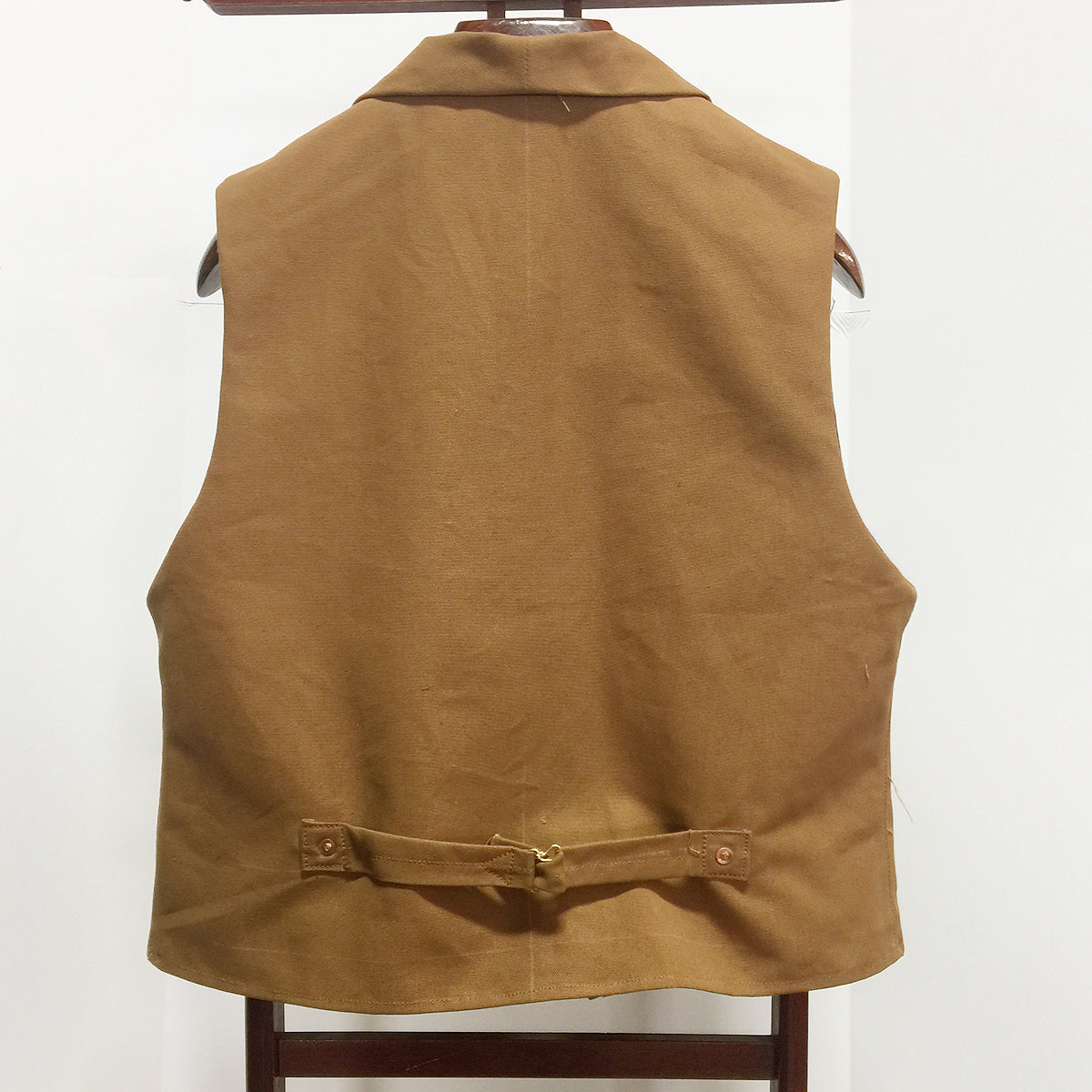 12oz Ochre Duck Canvas Type D Waistcoat