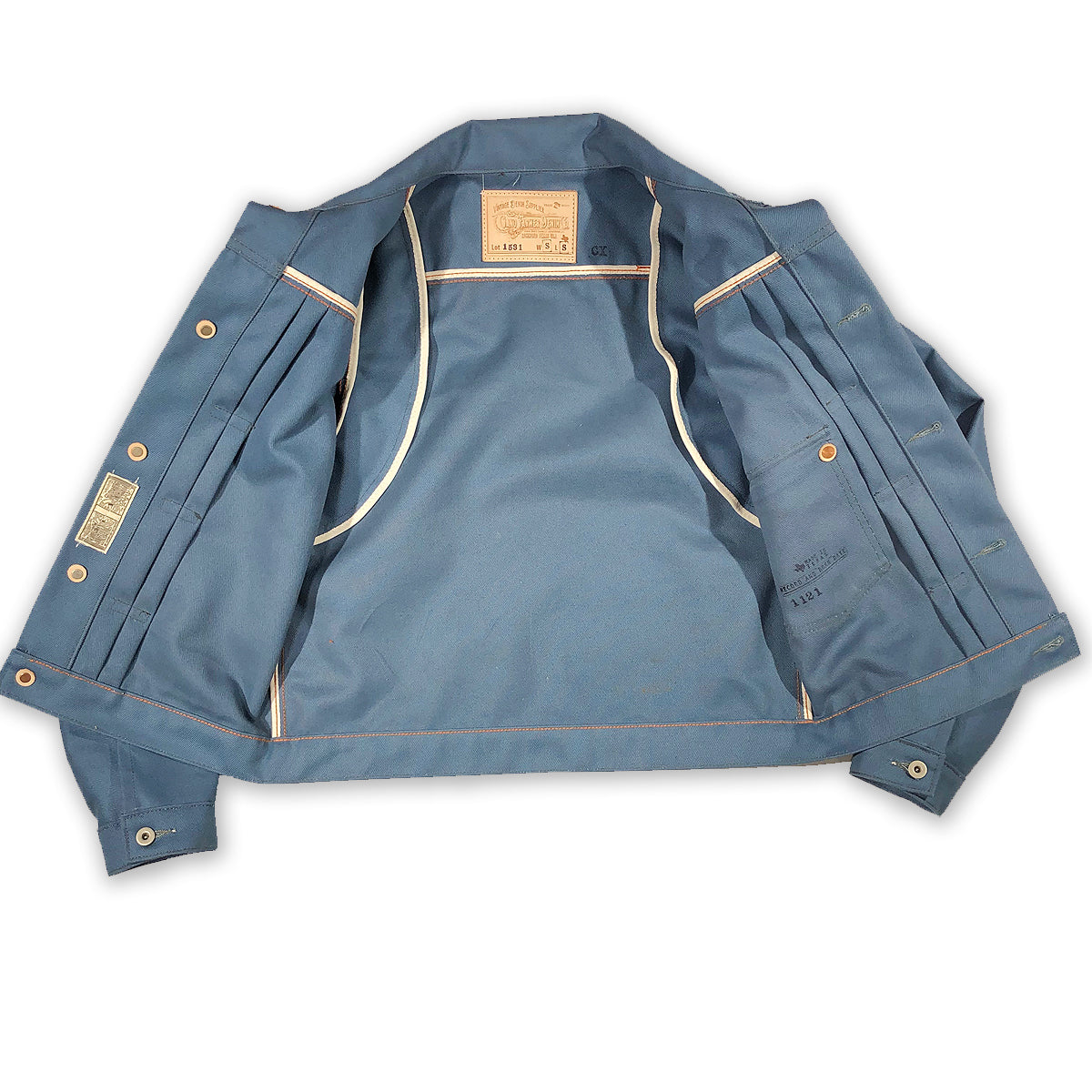 18oz Scottish Bull Denim TYPE 1 Moto Jacket