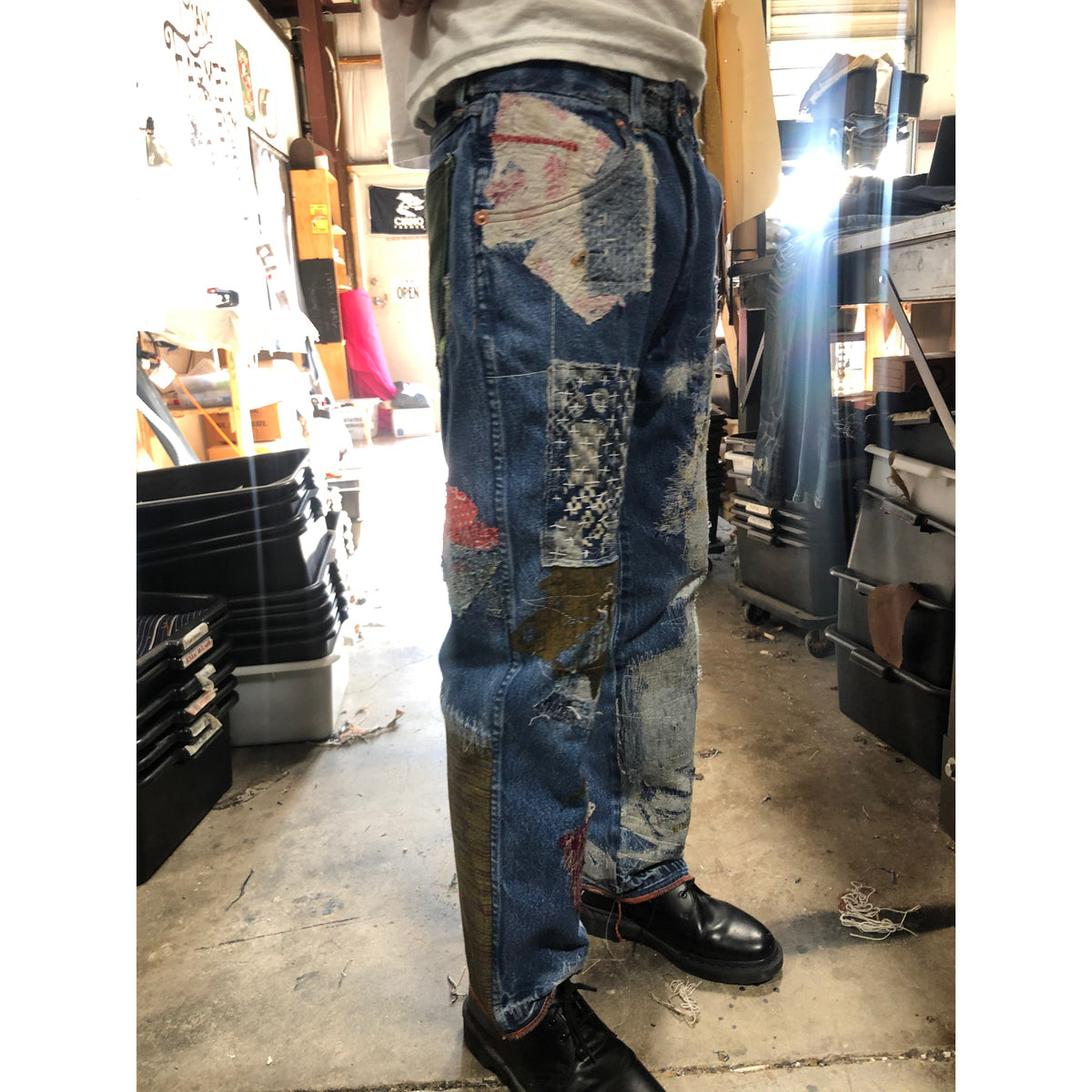 RE-MADE DENIM Boro and Sashiko Denim