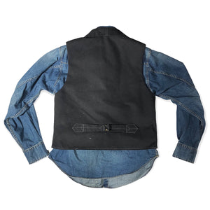 12oz Black Duck Canvas Type D Waistcoat