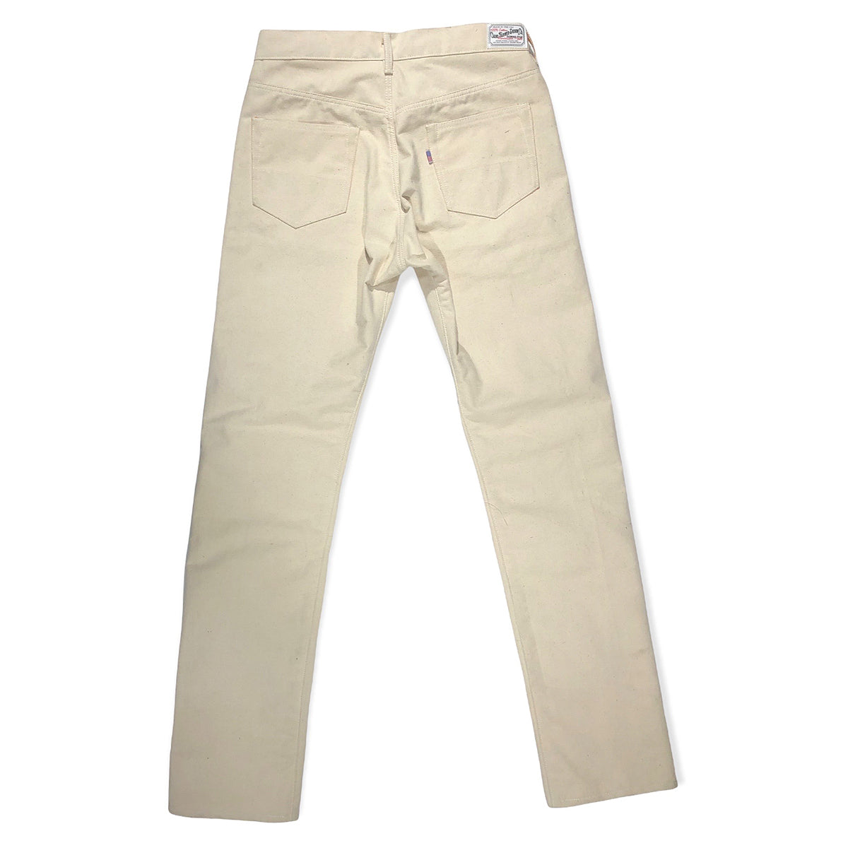 12oz Duck Canvas Off White 5 POCKET Version