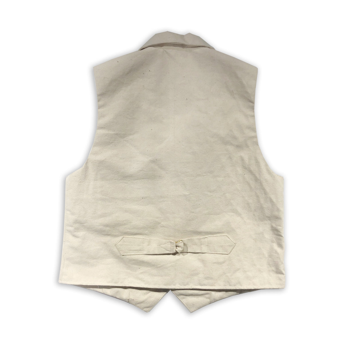 12oz Off White Natural Duck Canvas Type D Waistcoat