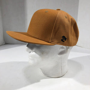 18oz USA Duck Canvas Snapback HAT Blank "OCHRE"