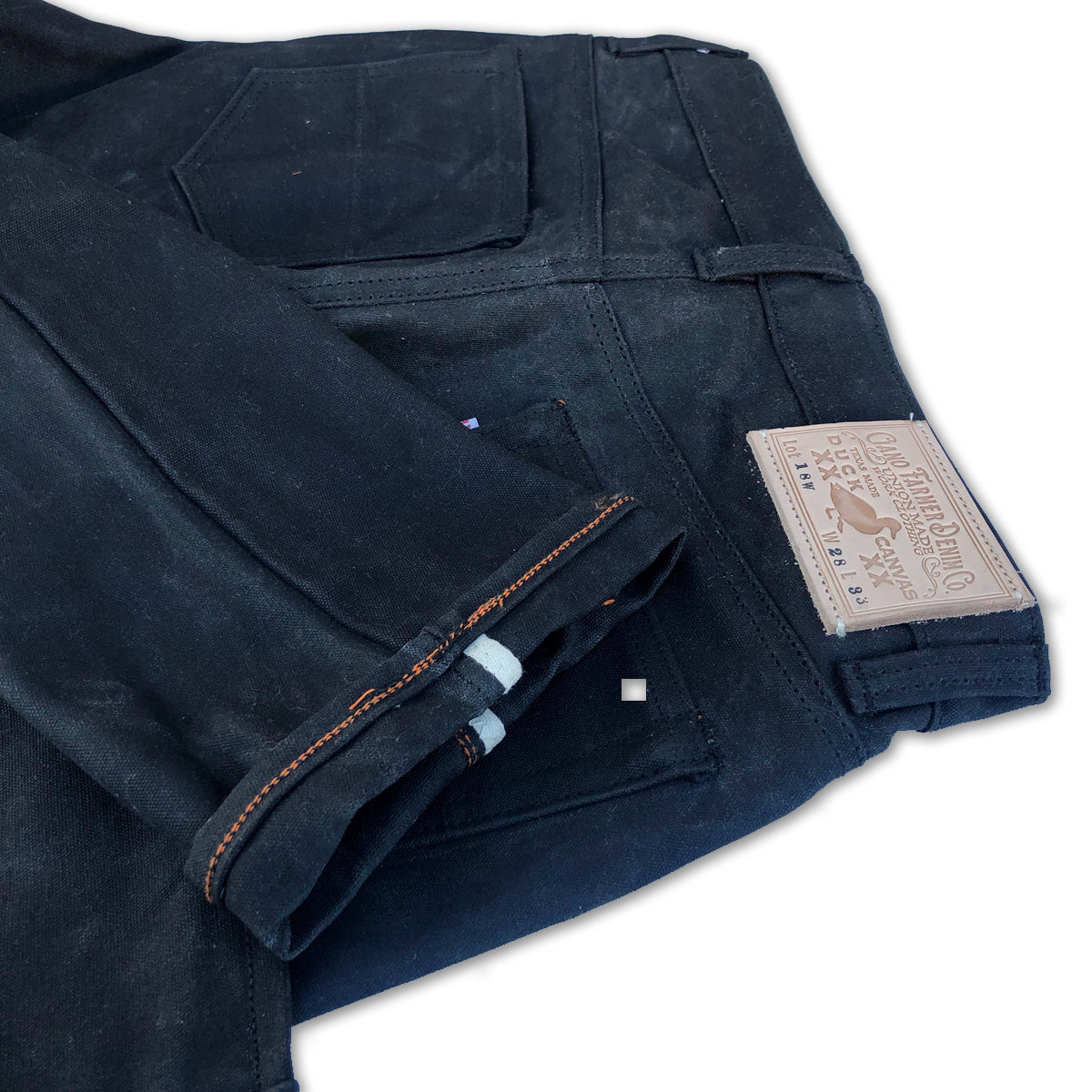 18oz WAX Duck Canvas Black 5 pocket Model – CFDCo.