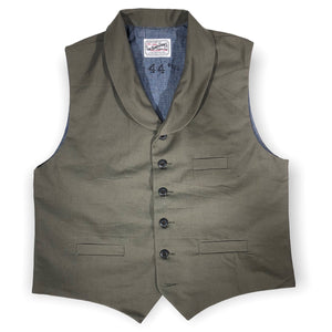 12oz Moss Duck Canvas Type D Waistcoat