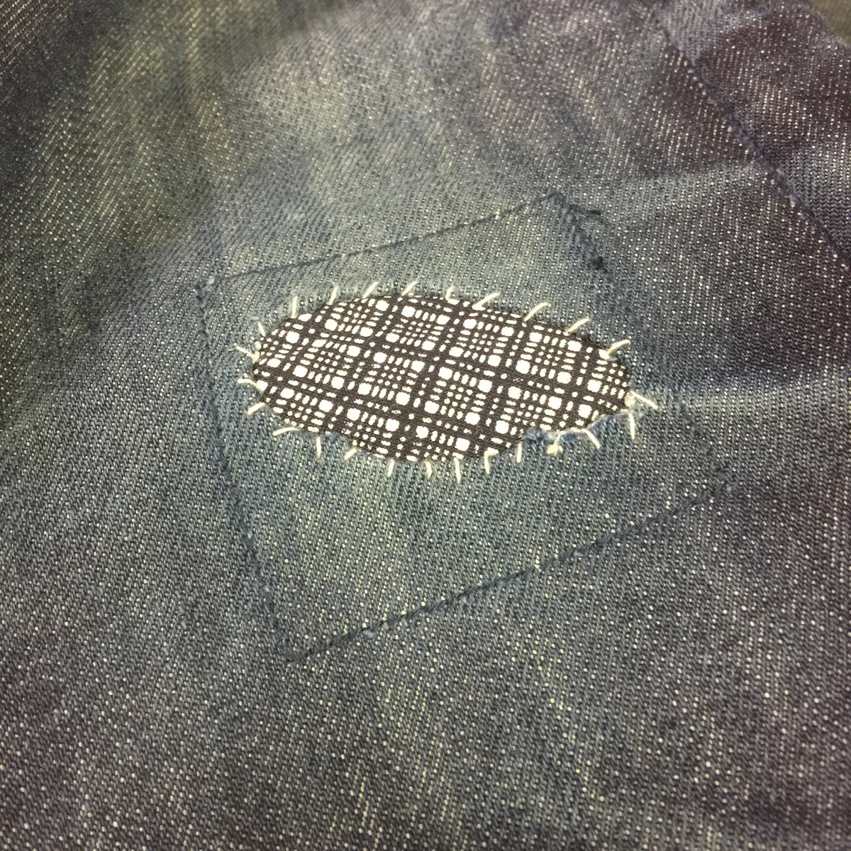 DENIM Repair. PATCHWORK Darning!