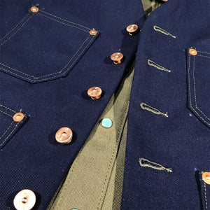 Waistcoat TYPE IH [ ICHIRO HACHIYA ] 18oz Duck Canvas { Various Colors }
