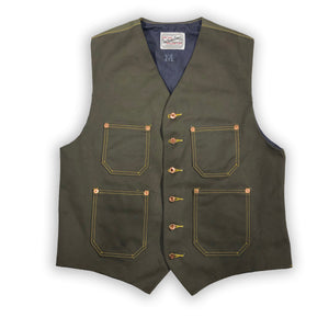 Waistcoat TYPE IH [ ICHIRO HACHIYA ] 18oz Duck Canvas { Various Colors }