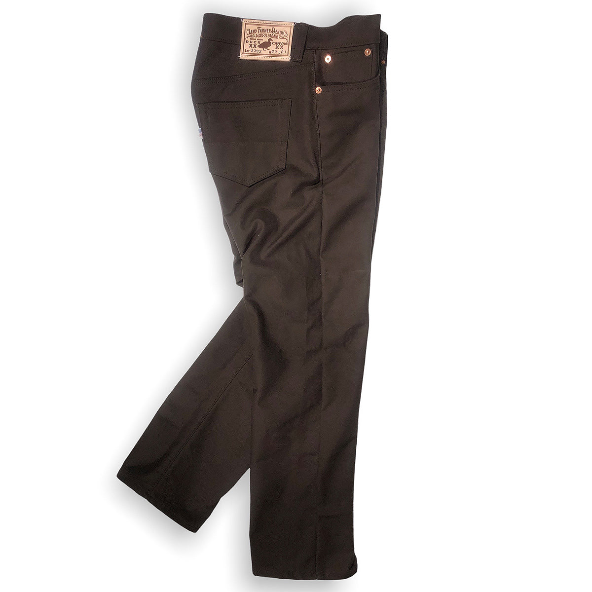 18oz Duck Canvas Brown 5 POCKET Version