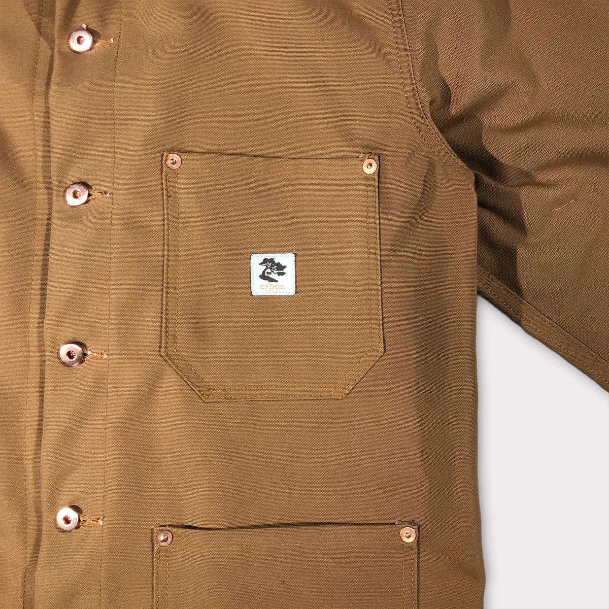 OPSTK 12oz Duck Canvas OCHRE Barn Coat LRG REG FIT