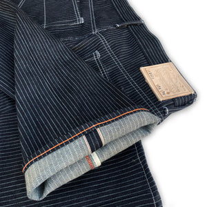 #2006 14oz Japanese Indigo/Indigo Jacquard Mini WABASH Selvage 5 POCKET VERSION