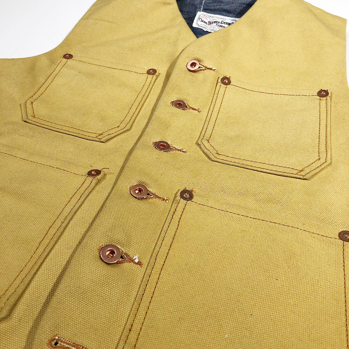 Waistcoat TYPE IH [ ICHIRO HACHIYA ] 18oz Duck Canvas { Various Colors }
