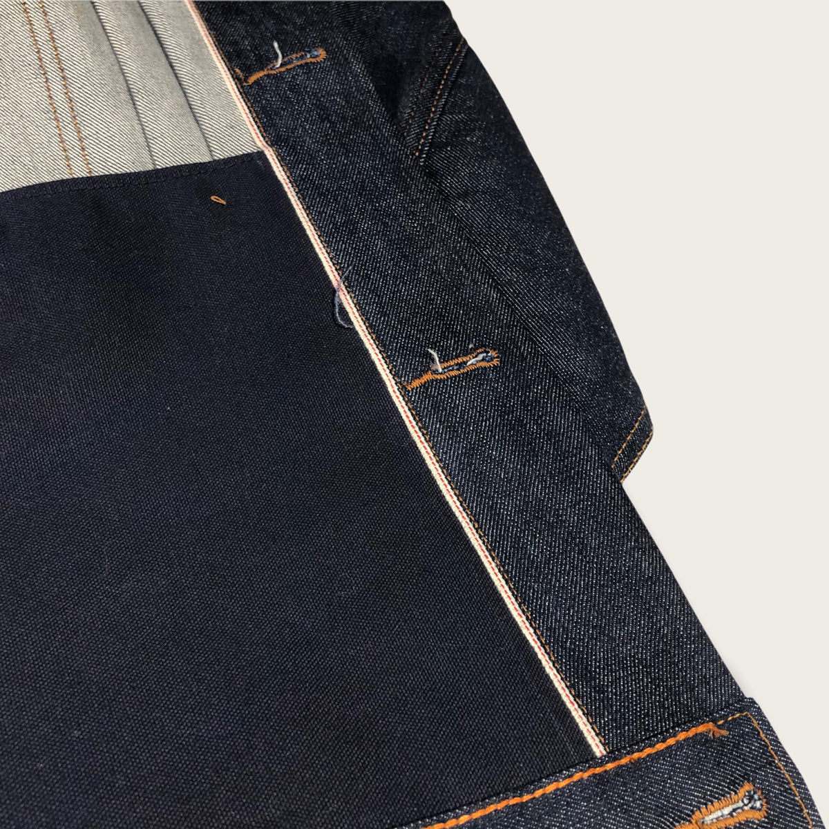 13.5oz 1968 Indigo Cone Mills Selvage 1953 Type II Jacket  {Limited Quantities}