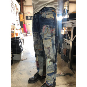 RE-MADE DENIM Boro and Sashiko Denim