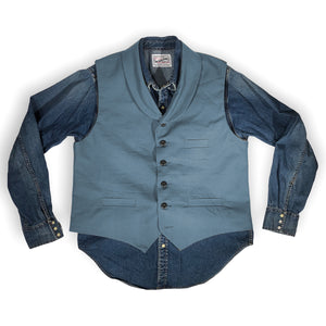 12oz Seagrass Duck Canvas Type D Waistcoat