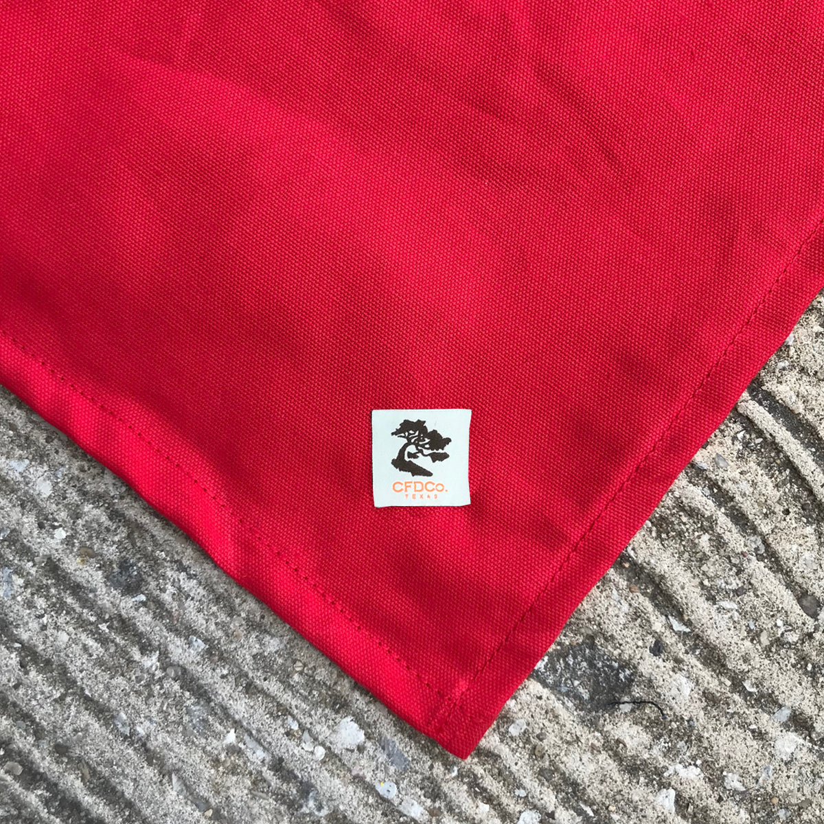 100% Cotton Handkerchief USA Duck Canvas Red 27.5 x 27.5
